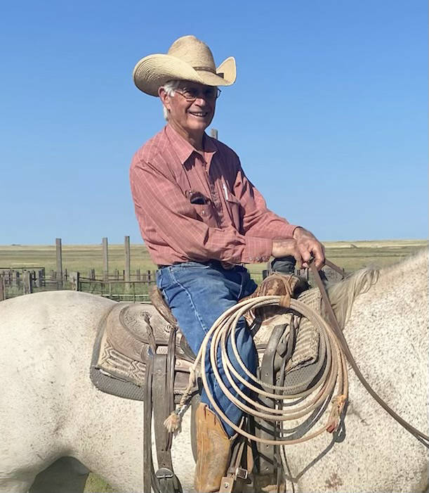 Buster and Bob on cattle and horses –